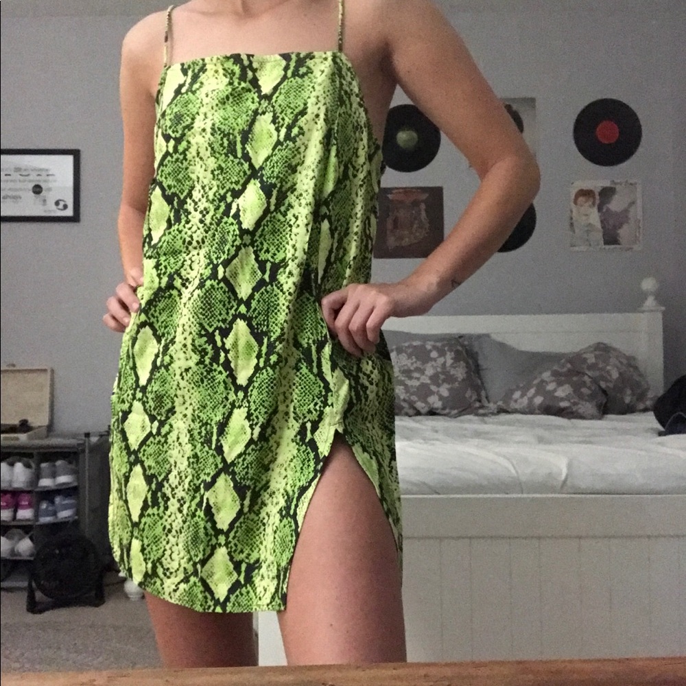 Motel Snake Skin Dress
